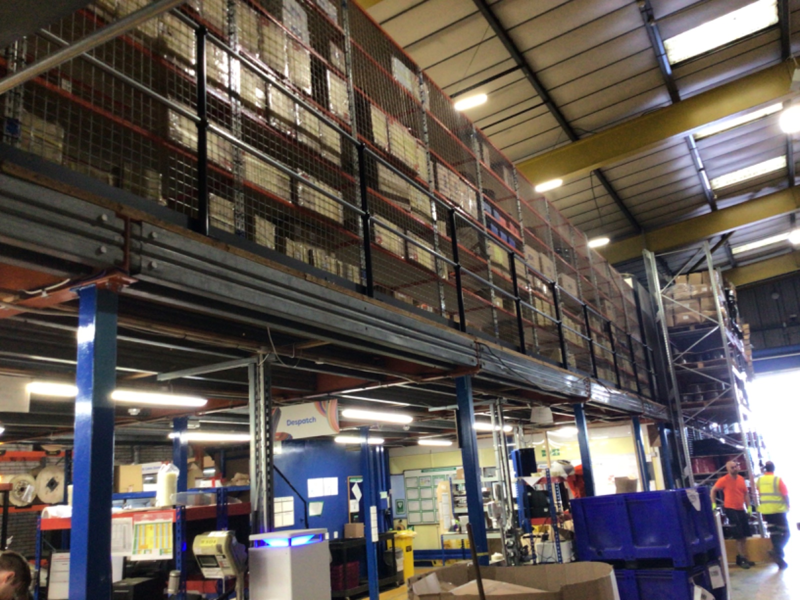 Mezzanine floor load assessment for warehouse in Worsley, Manchester